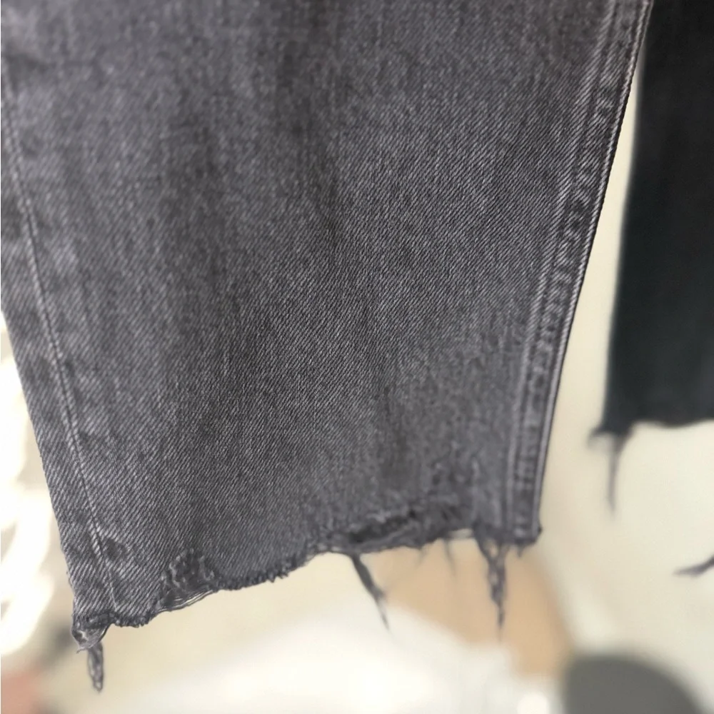 Agolde Riley Crop button down jeans